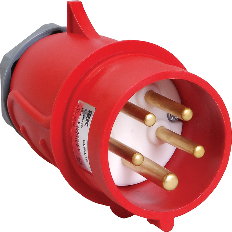 Вилка переносная силовая ССИ-025 3Р+РЕ+N 32А 380В IP44 MAGNUM IEK