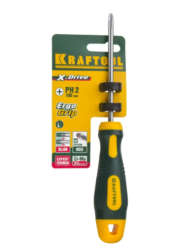 KRAFTOOL Х-Drive PH2x100 отвертка