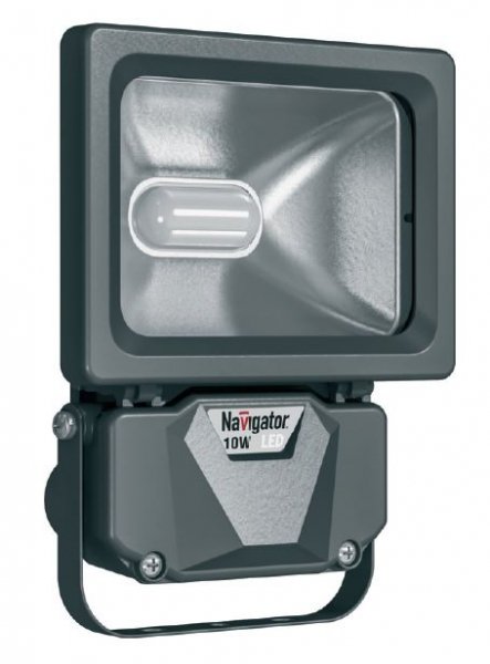 Прожектор светодиодный ДО-10w 6000К 750Лм IP65 черный Navigator