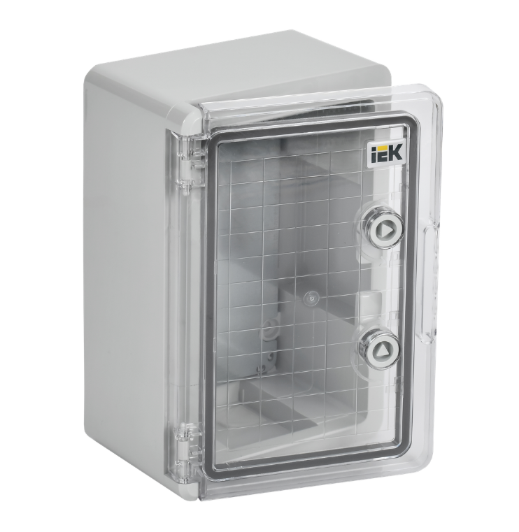 Корпус пластиковый ЩМПп 300х200х130 УХЛ1 IP65 прозрачная дверь IEK