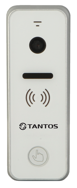 Tantos iPanel 2 (White)+ Вызывная панель видеодомофона накладная 800ТВЛ угол 110°