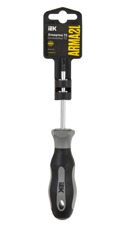 Отвертка PZ/SL1х75 Т2 ARMATOOL IEK