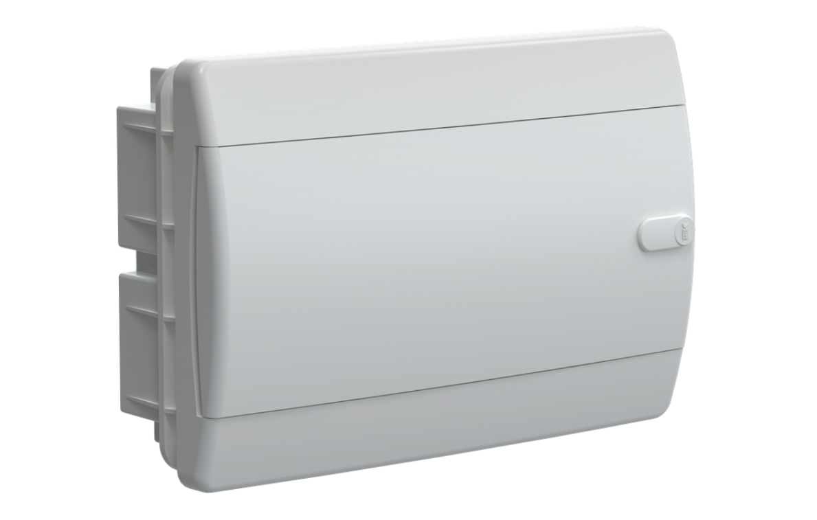 Корпус пластиковый встраиваемый ЩРВ-П-12 IP41 белая дверь UNION Compact IEK