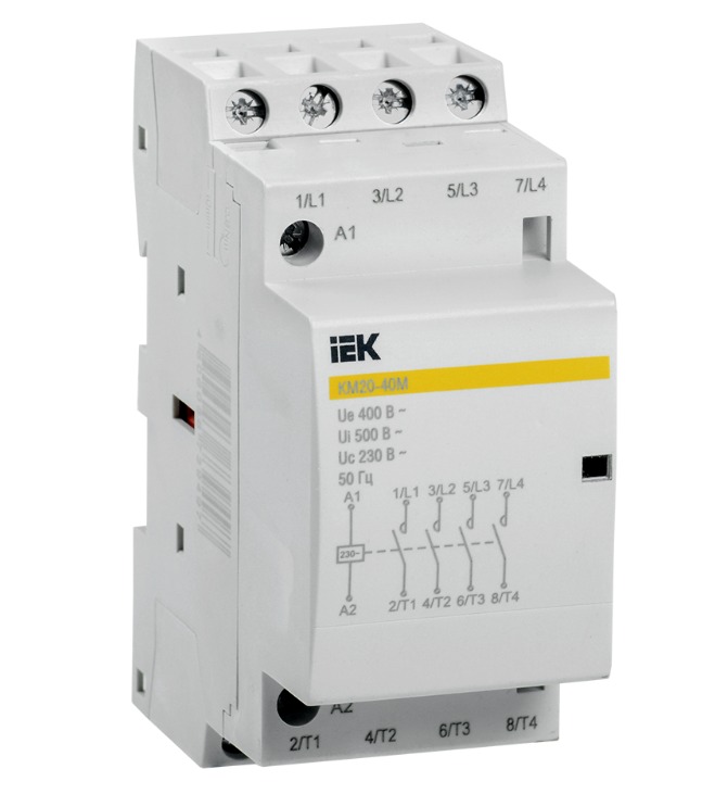 Контактор модульный КМ20-40М АС IEK