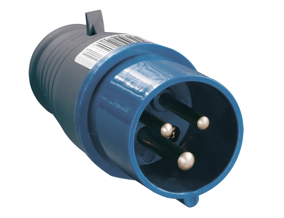 Вилка переносная силовая ССИ-013 2Р+РЕ 16А 220В IP44 IEK