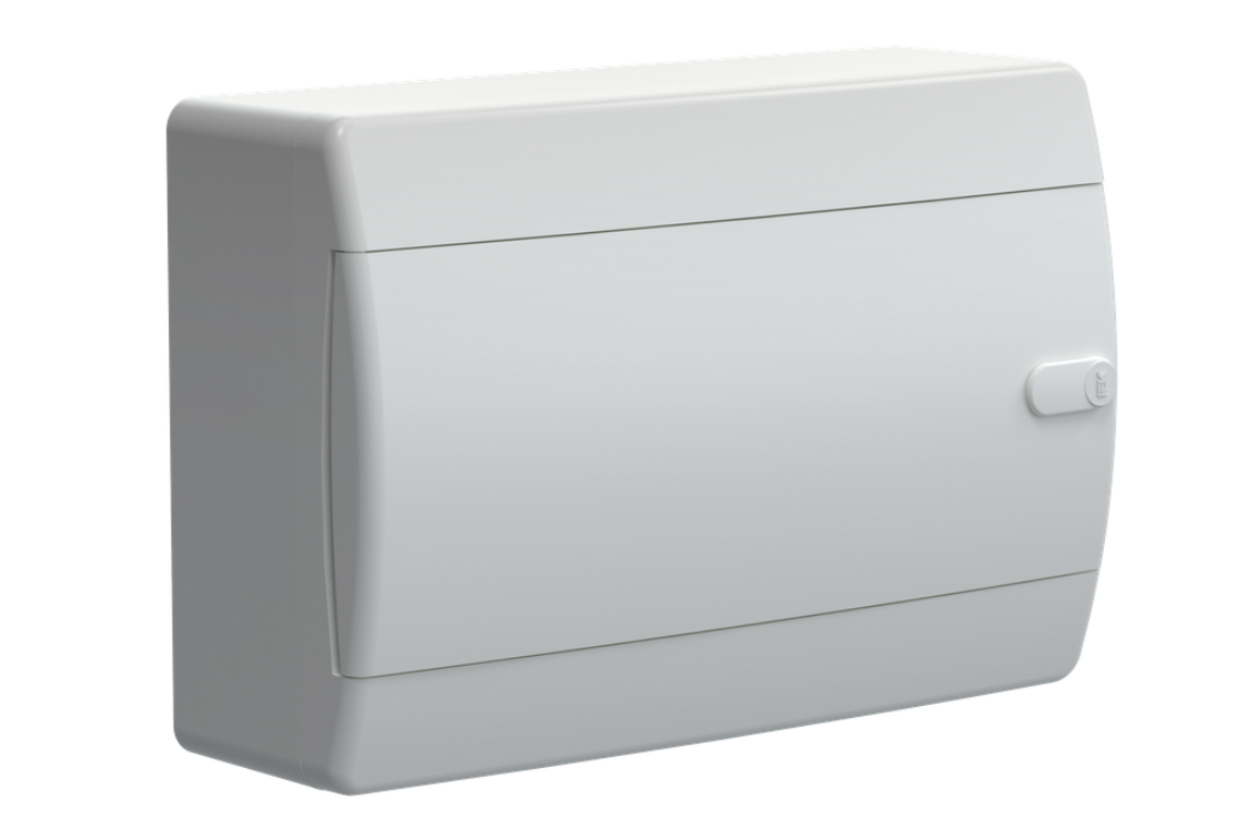 Корпус пластиковый навесной ЩРН-П-12 IP41 белая дверь UNION Compact IEK