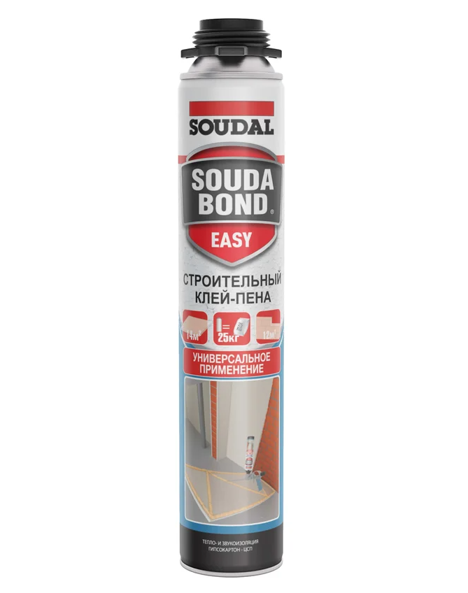 Клей полиуретановый Easy Soudabond Gun 0.75 л Soudal