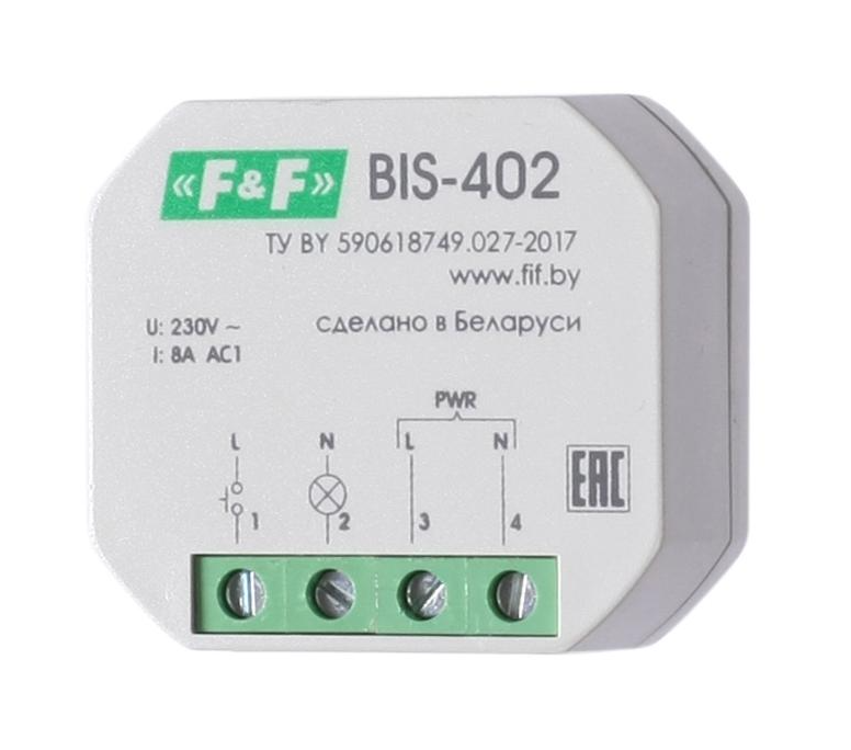 Реле импульсное BIS-402 Евроавтоматика F&F