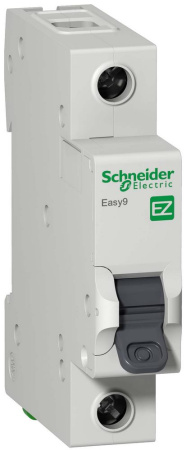 Выключатель автоматический однополюсный 6A C 4.5кА Easy9 Schneider Electric