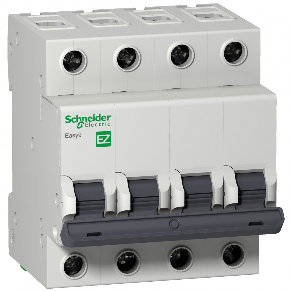 Выключатель автоматический четырехполюсный 25А C 4.5кА Easy9 Schneider Electric
